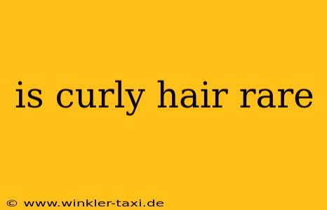 is curly hair rare