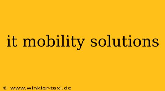 it mobility solutions