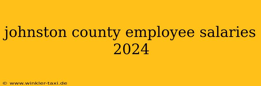 johnston county employee salaries 2024
