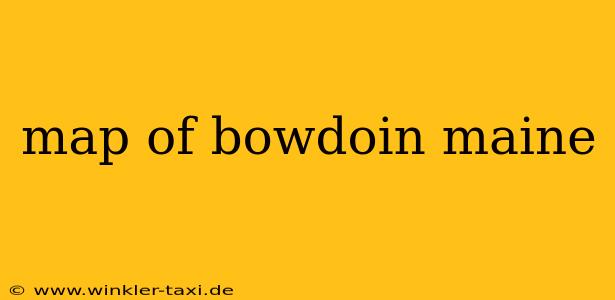 map of bowdoin maine