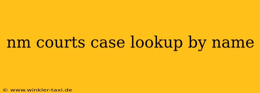 nm courts case lookup by name