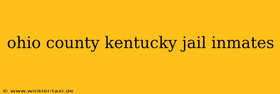 ohio county kentucky jail inmates