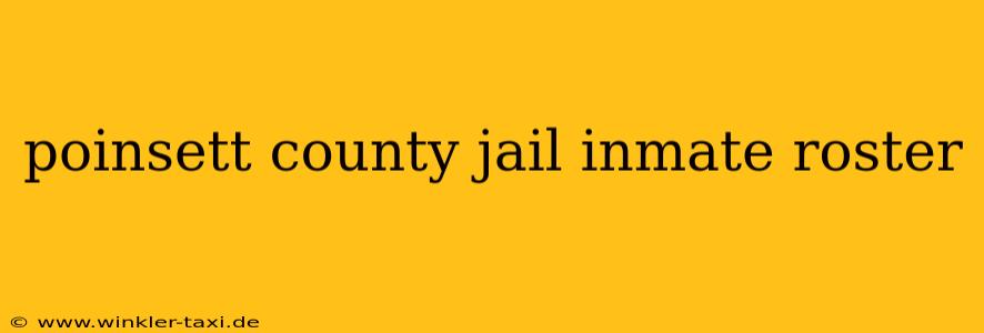 poinsett county jail inmate roster