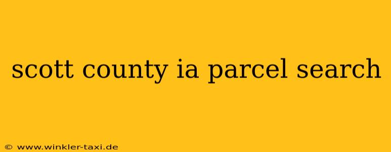 scott county ia parcel search