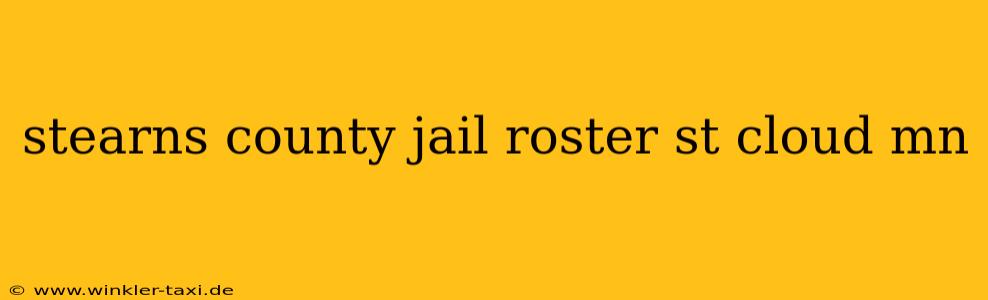 stearns county jail roster st cloud mn