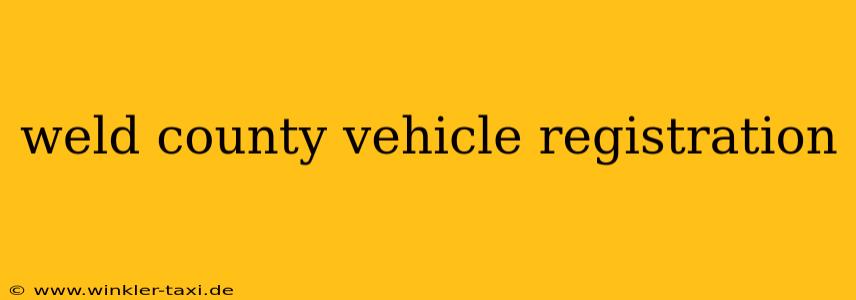 weld county vehicle registration