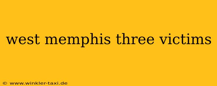 west memphis three victims
