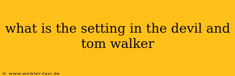 what is the setting in the devil and tom walker